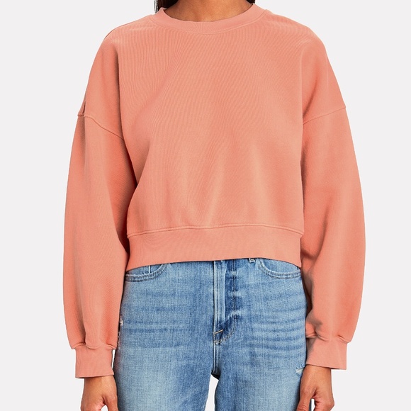 AGOLDE Balloon Sleeve Crewneck Sweatshirt - Picture 1 of 4